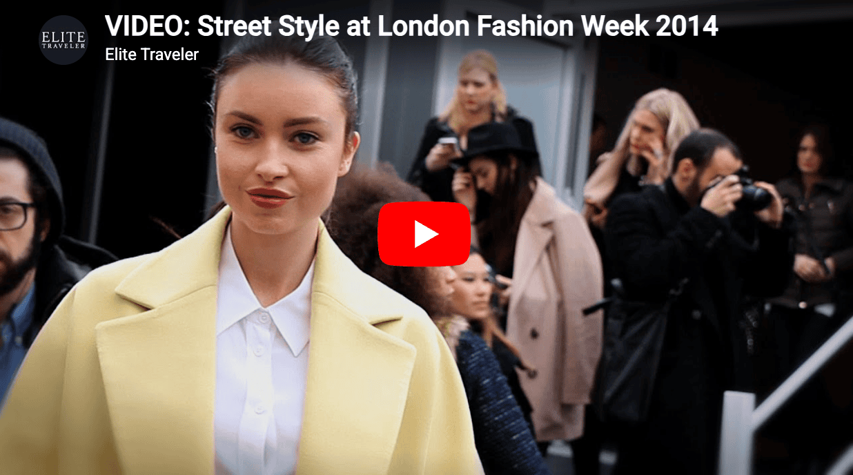 VIDEO: Street Style at London Fashion Week 2014